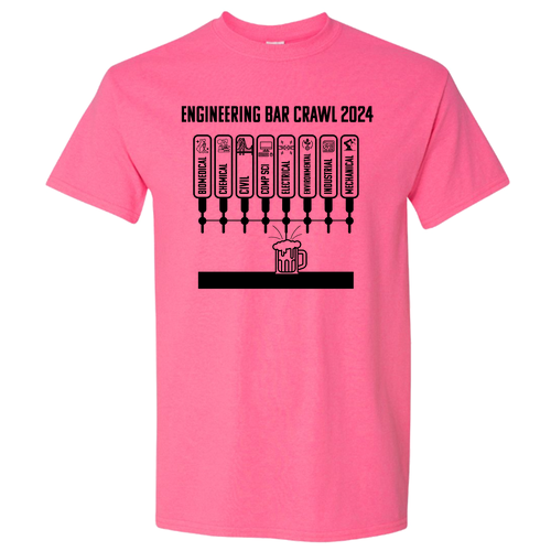 Gildan Heavy Cotton Basic T-Shirt -- Safety Pink