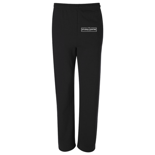 Studio Centre Jerzees Open Bottom Sweatpants w. Pockets -- Black