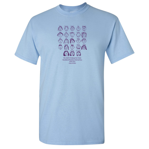 Gildan Heavy Cotton Basic T-Shirt -- Light Blue