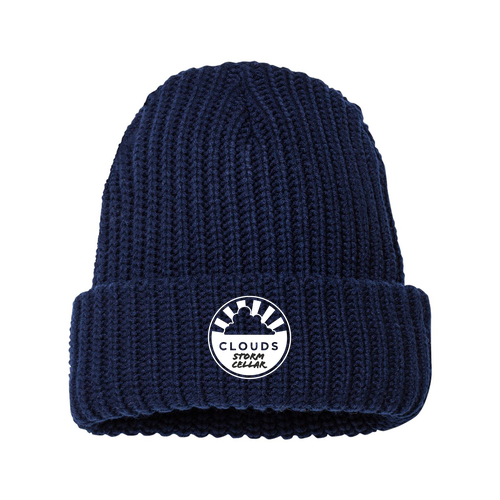 Sportsman 12-inch Chunky Knit Hat -- Navy