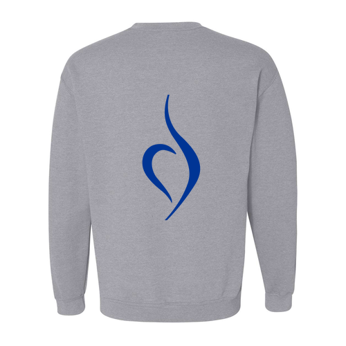 Gildan Heavy Blend Crew Neck Sweatshirt -- Sport Grey