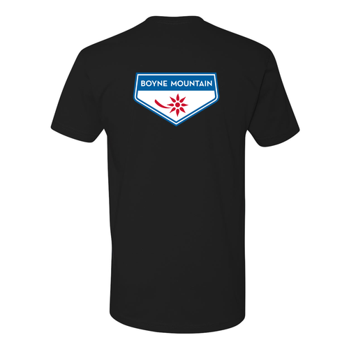 Boyne Mountain Logo 2 Full Color -- Short Sleeve Black