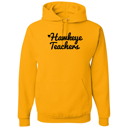 Jerzees 8 oz 50/50 Nublend Adult Hooded Sweatshirt -- Gold