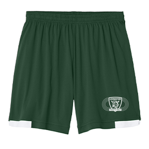 Sport-Tek® Club 7” Short -- Forest Green / White