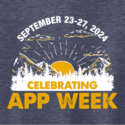 District Made Mens Perfect Weight Long Sleeve Tee -- Heathered Navy