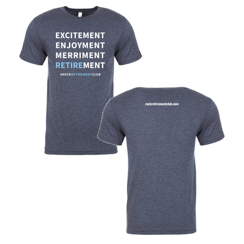 Excitement Enjoyment Merriment Retirement -Vintage