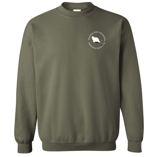 Gildan Heavy Blend Crew Neck Sweatshirt -- Military Green