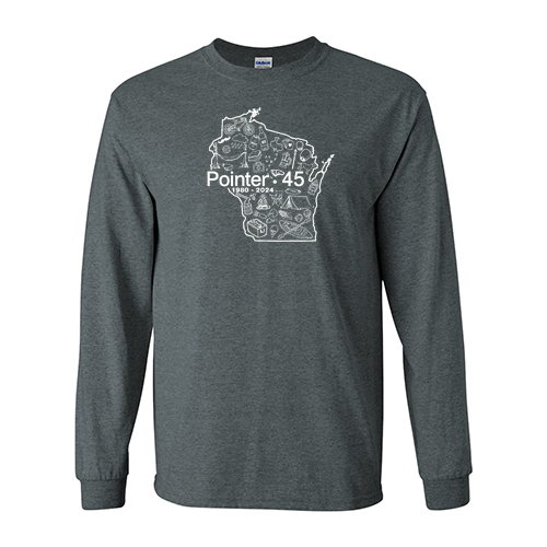 Gildan Ultra Cotton Longsleeve Basic T-Shirt -- Dark Heather