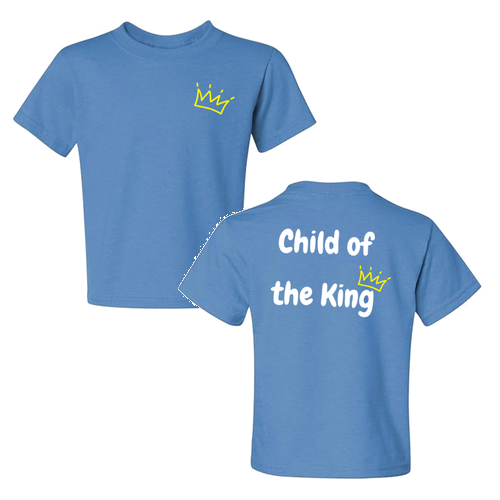 Youth Jerzees 50/50 Heavyweight T-Shirt -- Columbia Blue