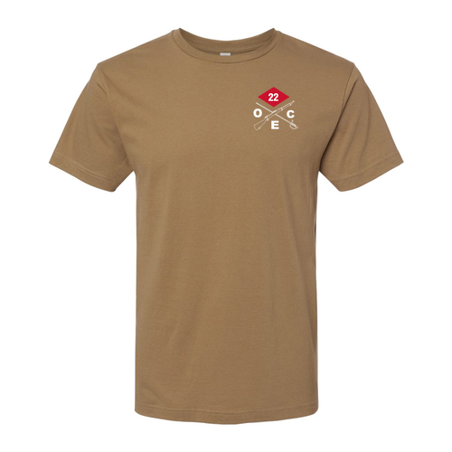 LAT Adult Fine Jersey T-Shirt -- Coyote Brown