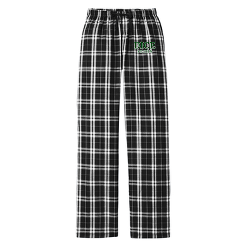 District Women's Flannel Plaid Pant -- Black