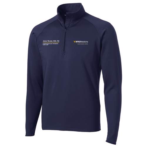 Sport Tek Sport Wick Stretch Half Zip Pullover -- True Navy
