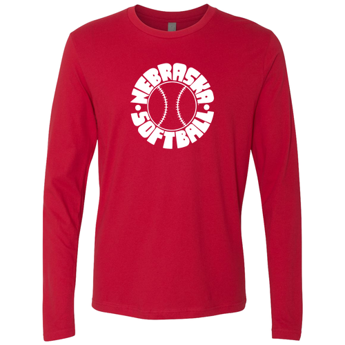 Retro Softball Long Sleeve Tee