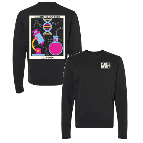 J. America BTB Fleece Crew -- Black