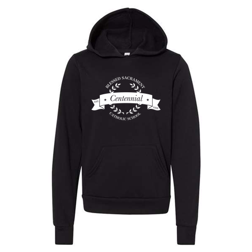 Bella Canvas  Youth Sponge Fleece Hooded Sweatshirt