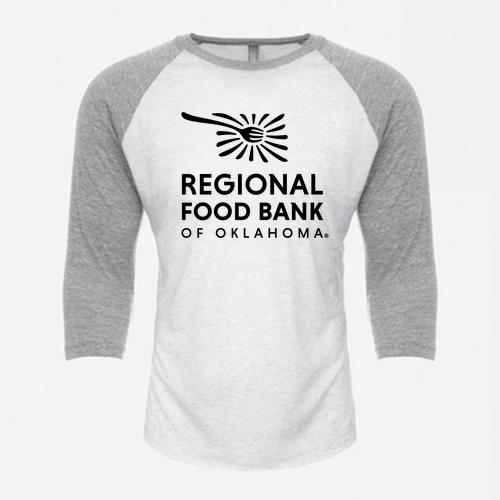Next Level Unisex Tri-Blend 3/4 Sleeve Raglan -- Heather White / Premium Heather