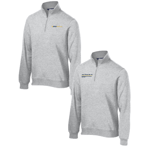 Sport Tek Quarter Zip Sweatshirt -- Athletic Heather