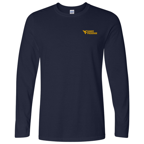 Gildan Softstyle Longsleeve T Shirt -- Navy
