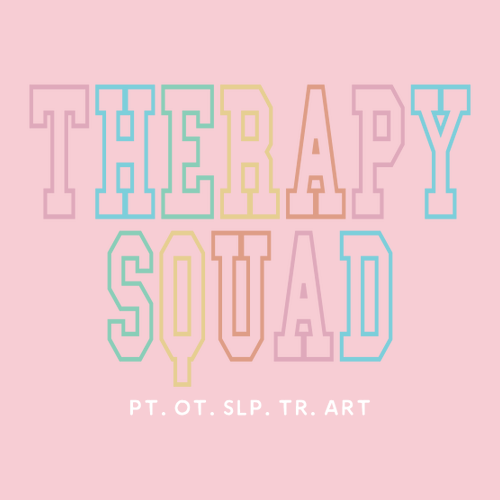 Mens/Unisex Therapy Squad Gildan DryBlend 50/50 T-Shirt -- Light Pink