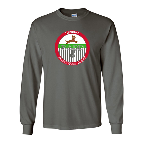 Gildan Heavy Cotton Longsleeve Basic T-Shirt -- Charcoal