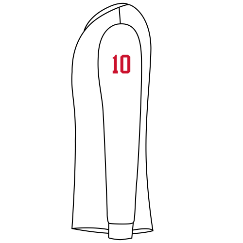PR Flag Embroidered Logo 1/2-Zip Long Sleeve Hooded Jacket -- White