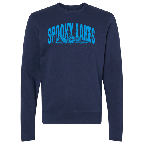 J. America BTB Fleece Crew -Blue Ink- True Navy