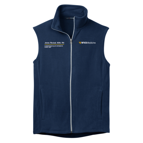 Port Authority Microfleece Vest -- True Navy