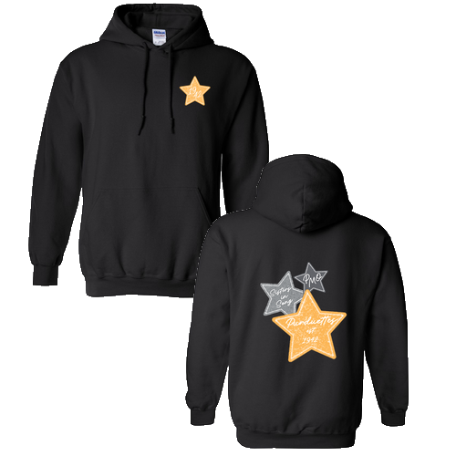 Gildan Black Heavy Blend Hooded Sweatshirt