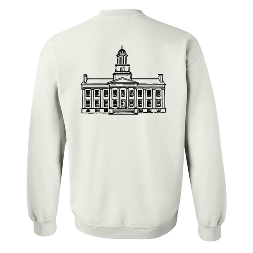 Gildan Heavy Blend Crew Neck Sweatshirt -- White