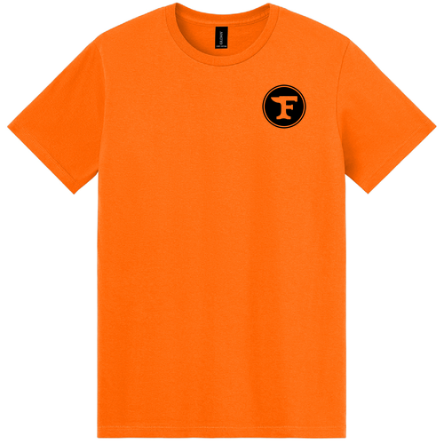 Forge25 Construction tee -- Safety Orange