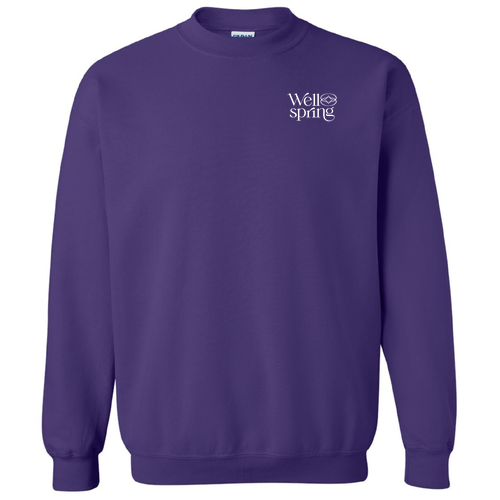 Gildan Heavy Blend Crew Neck Sweatshirt -- Purple