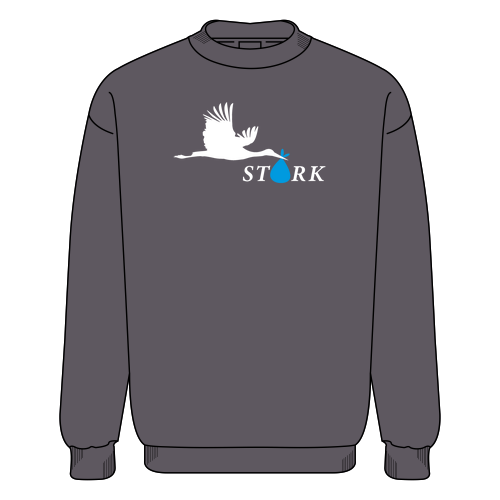 Hanes EcoSmart Crewneck Sweatshirt -- Charcoal Heather