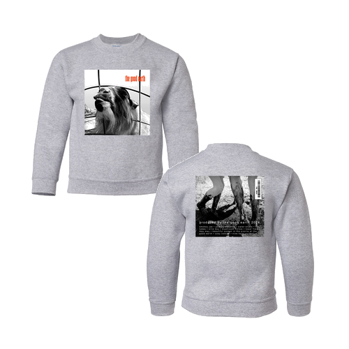 YOUTH Gildan Heavy Blend Crew Neck Sweatshirt -- Sport Grey