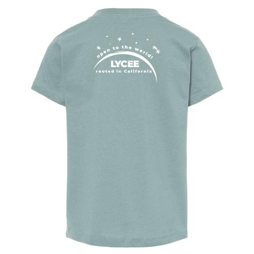 Toddler BELLA+CANVAS Short Sleeve Tee -- Dusty Blue