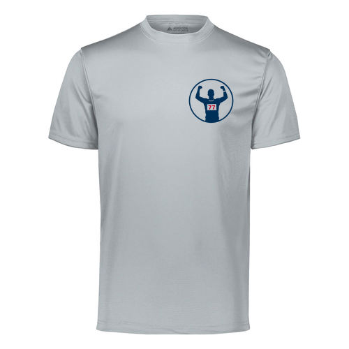 Augusta Youth Wicking Tshirt -- Silver