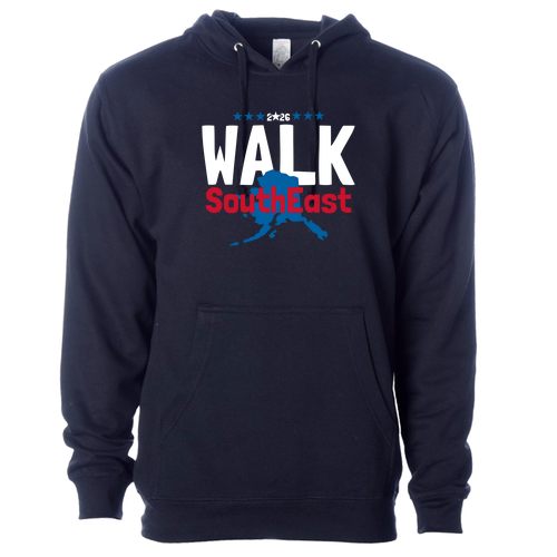 Independent Trading Midweight Hooded Sweatshirt -- Classic Navy