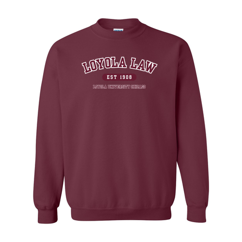 Loyola Law Crewneck Sweatshirt -- Maroon