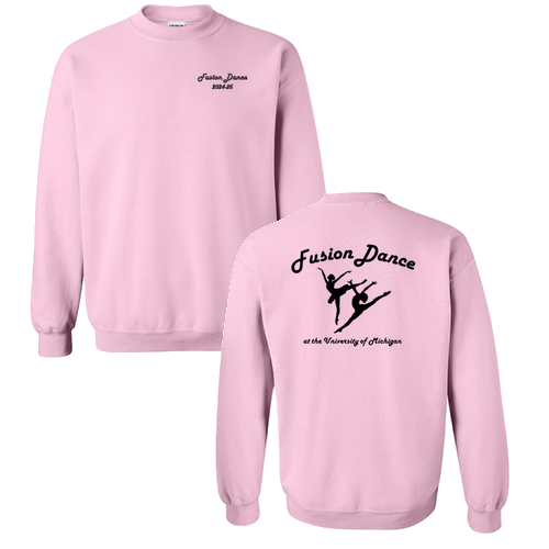 Gildan Heavy Blend Crew Neck Sweatshirt -- Light Pink