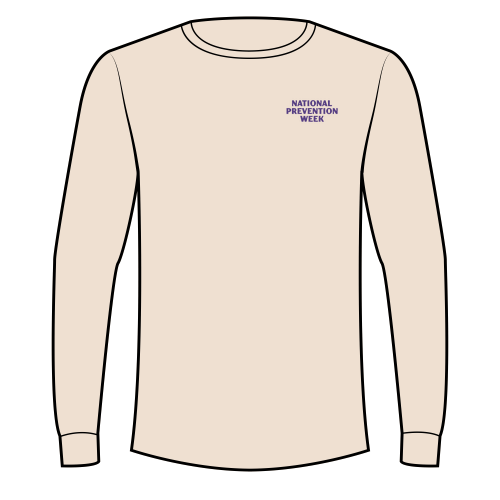 Gildan Ultra Cotton Longsleeve Basic T-Shirt -- Sand