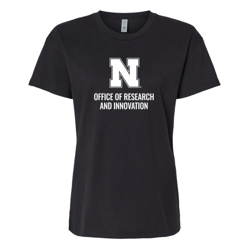Women's Cotton Relaxed Crewneck T-Shirt -- Black