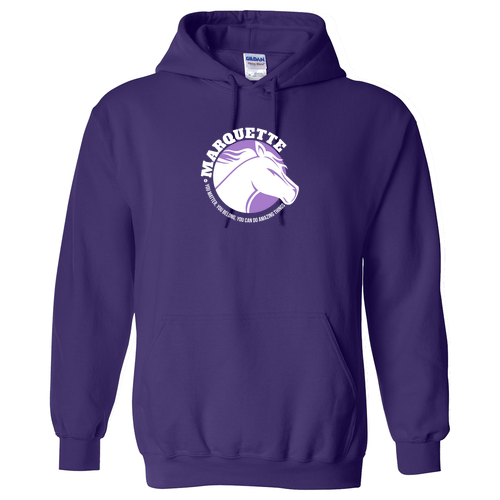 Gildan Heavy Blend Hooded Sweatshirt -- Purple