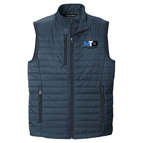 Port Authority Packable Puffy Vest -- Regatta Blue / River Blue Navy