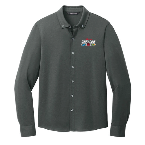 Mercer+Mettle Stretch Jersey Long Sleeve Shirt -- Anchor Grey