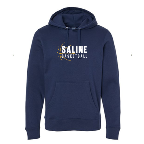 J America Unisex BTB Fleece Hooded Sweatshirt -- True Navy