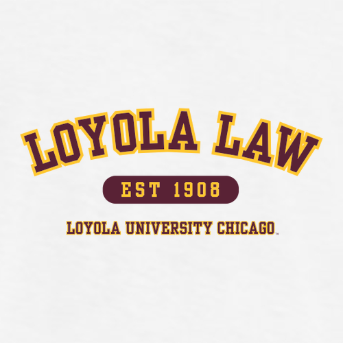 Loyola Law Long sleeve Baby Tee -- Solid White Blend