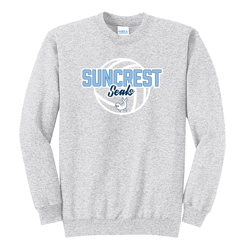 Port and Company Classic Crewneck Sweatshirt -- Ash
