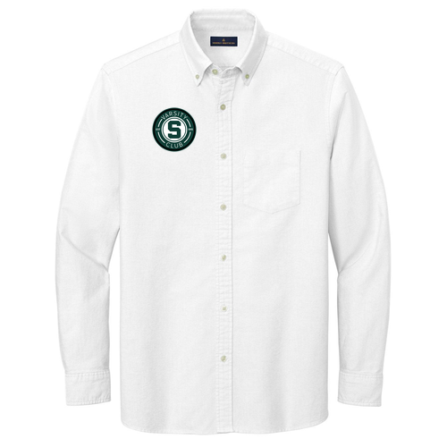 Brooks Brothers Casual Oxford Cloth Shirt -- White