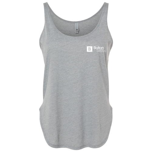 Ladies Next Level Soft Festival Tank -- Heather Grey