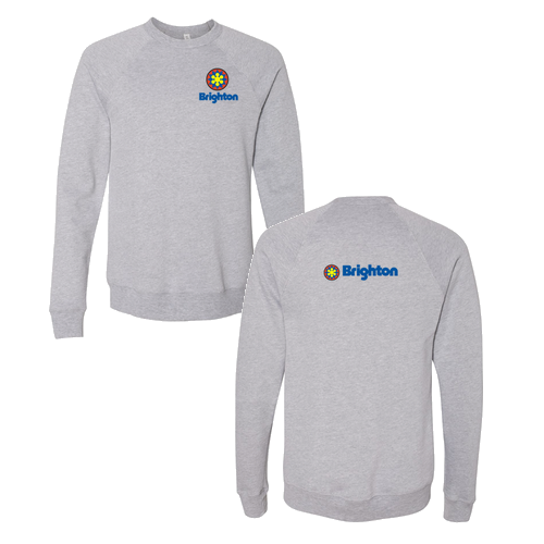 Brighton Logo 2 Full color -- Crewneck Sweatshirt Athletic Heather