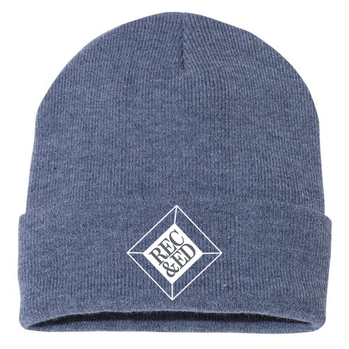 Sportsman Solid 12" Cuffed Beanie -- Heather Navy